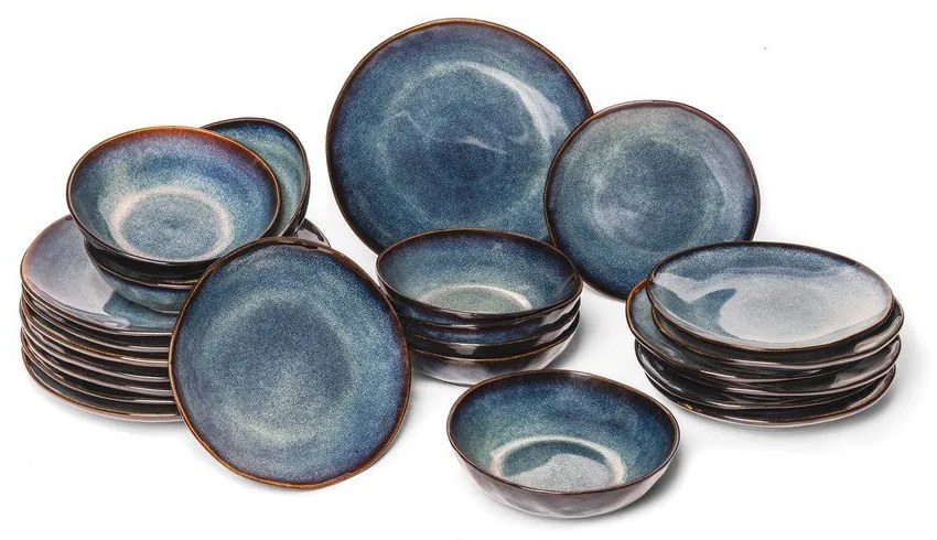 Set da pranzo in gres 24 pezzi Royal - Bonami Selection