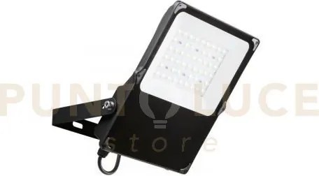 Proiettore led giove nero 100w 15670lm 6000k ip66 27,8x5,2x36,4cm
