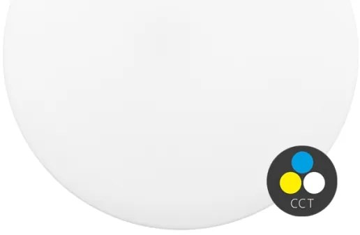 Ecolite WYB380-CCT/24W/BI - Plafoniera LED DISK LED/24W/230V IP44 bianco