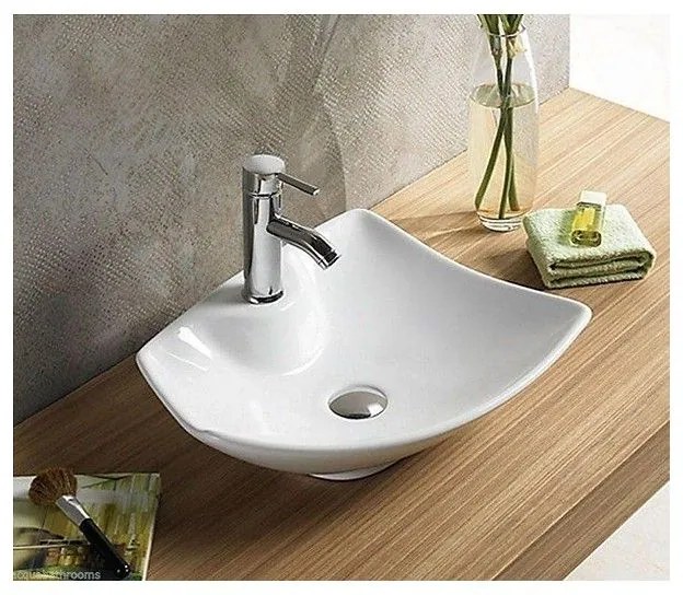 Kamalu - lavabo bagno da appoggio moderno modello litos-149