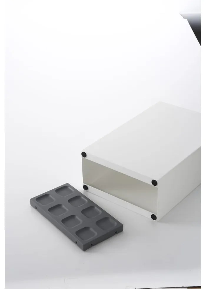 Portaombrelli in metallo bianco Yamazaki Smart - YAMAZAKI