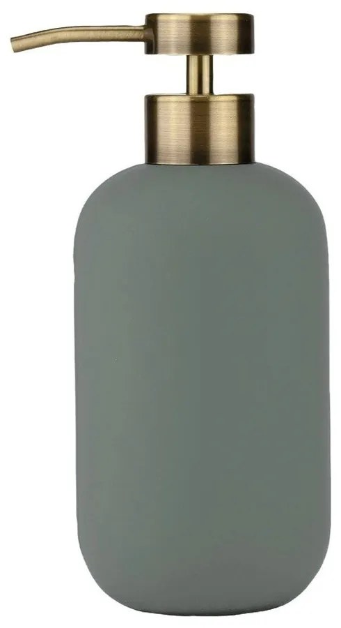 Dispenser di sapone in ceramica verde 200 ml Lotus - Mette Ditmer Denmark
