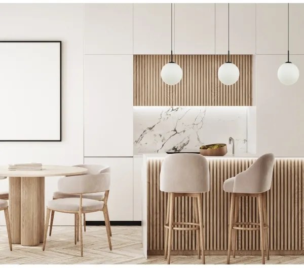 ITALUX PND-5578-1L-BK - Lampadario a cavo DEORE 1xE27/40W/230V nero