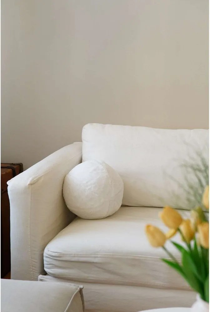 Cuscino decorativo in micropile ø 25 cm Top – Mioli Decor