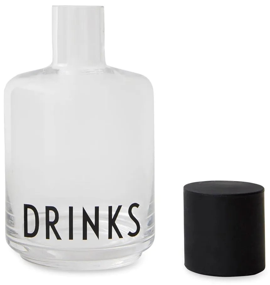 Caraffa in vetro per bevande, 500 ml - Design Letters