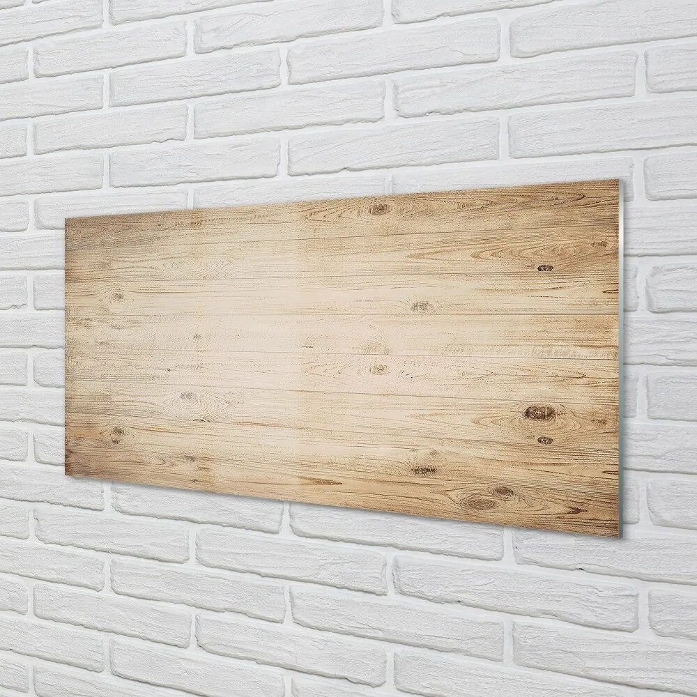 Quadro su vetro Nodi del legno 100x50 cm