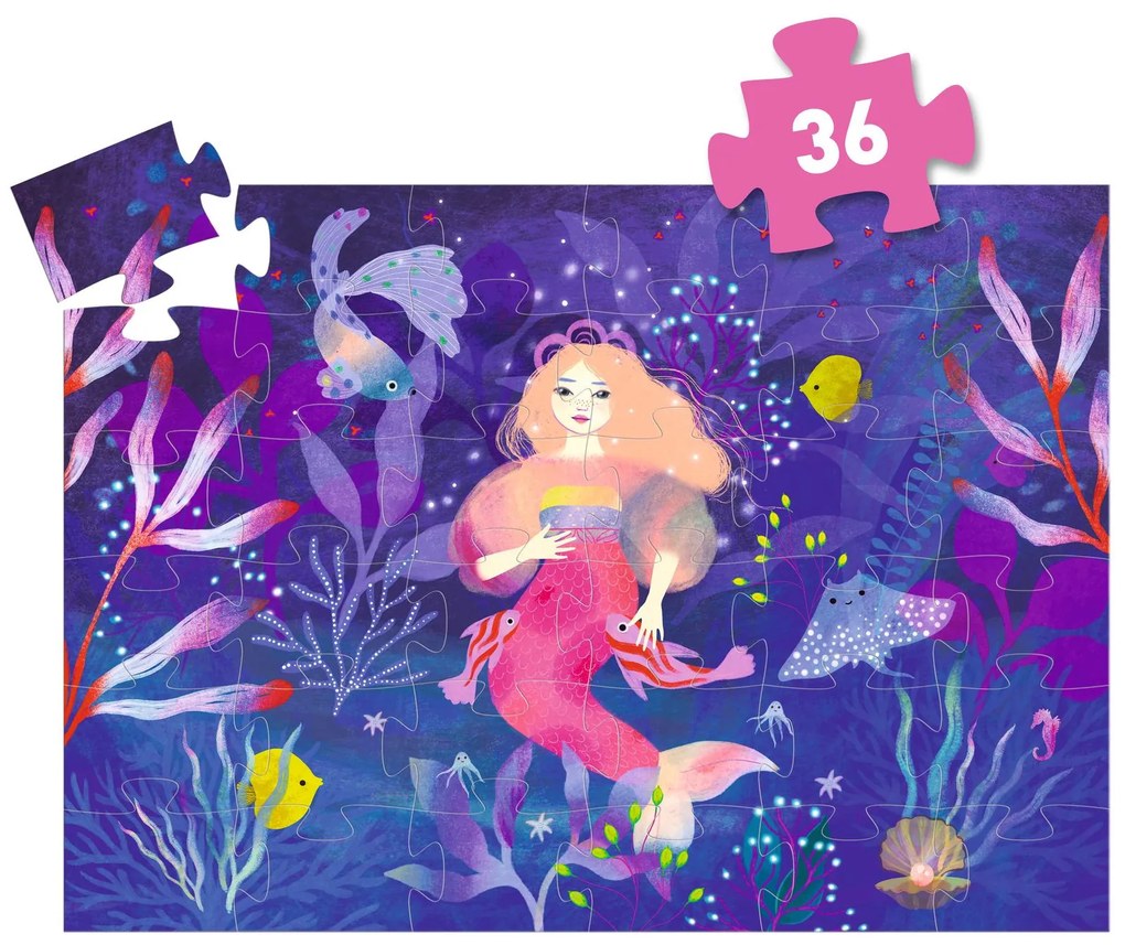 Puzzle - Ella, la sirena - 36 pezzi