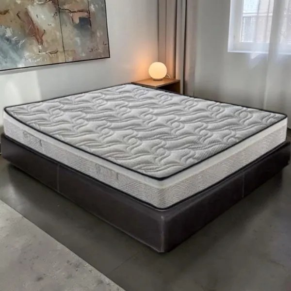 Materasso matrimoniale 160x190 cm 800 molle insachettate e memory TECHNOLOGY