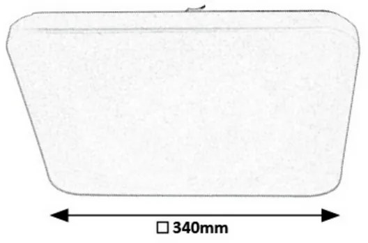 Rabalux 5699 - Plafoniera dimmerabile a LED EMMETT LED/16W/230V