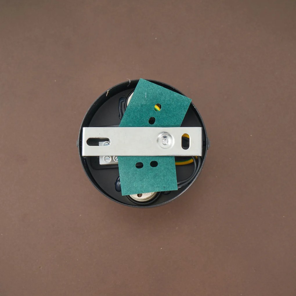 Lampada da parete di design bronzo organico 32cm 2 luci - Pulley