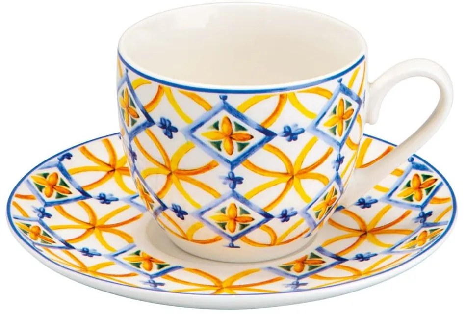 Set di 6 tazze con piattini Medicea - Brandani