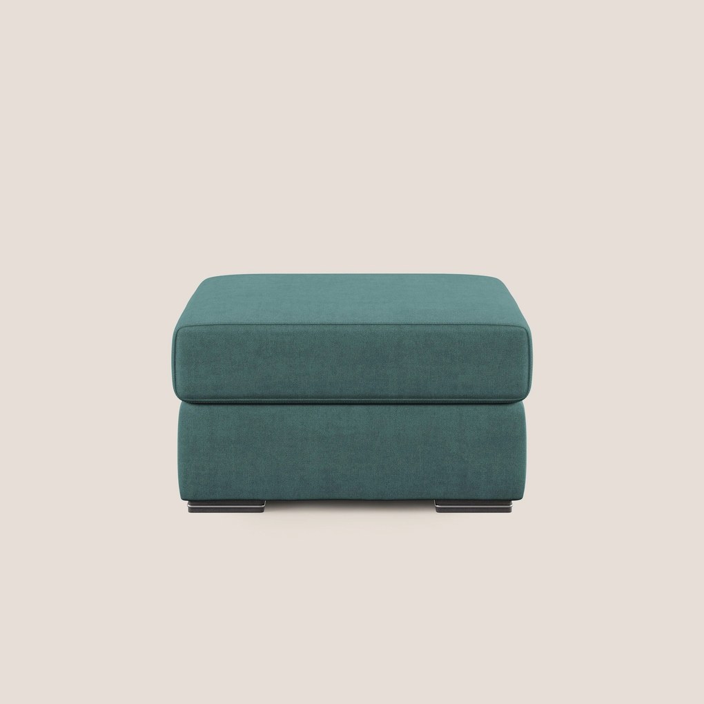 Sun pouf apribile contenitore in tessuto impermeabile T02 petrolio