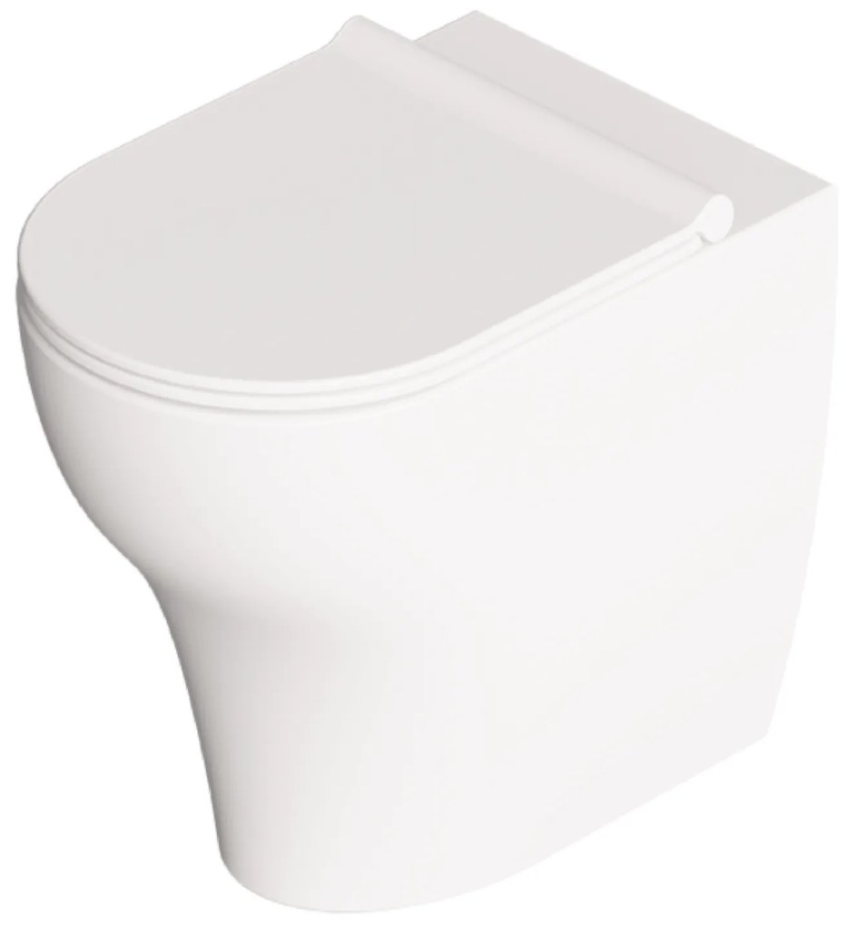 Wc a Terra Senza Brida Alice Ceramica "Unica" Bianco Lucido