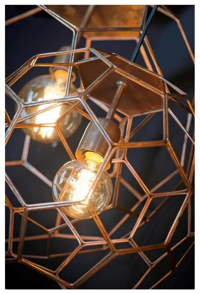 Lampada a sospensione marrone con paralume in metallo ø 34 cm Marrakesh - it's about RoMi