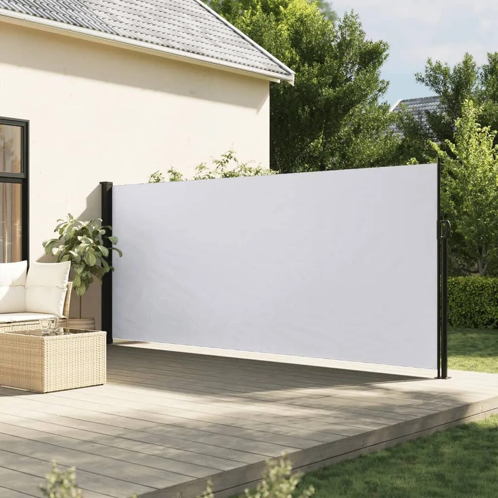Tenda Da Sole Laterale Retrattile Bianco 160x500 Cm /