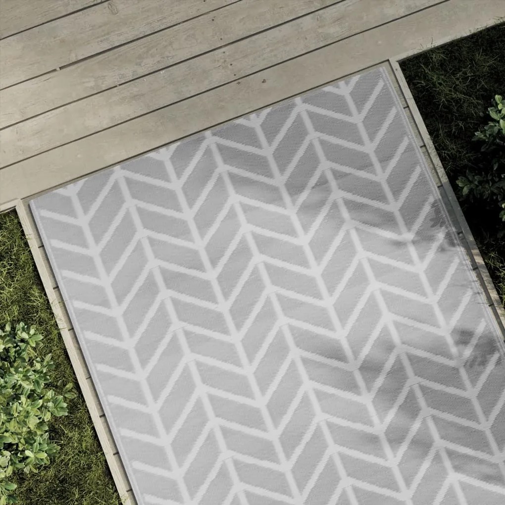 Tappeto Da Esterni Arakıl Grigio 120x180 Cm İn Pp /