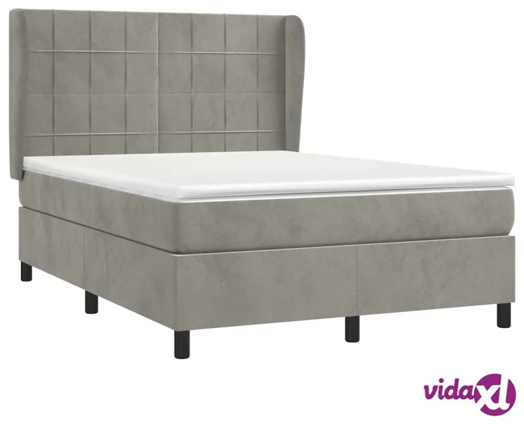 Letto matrimoniale Moderno Letto a Molle con Materasso Giroletto