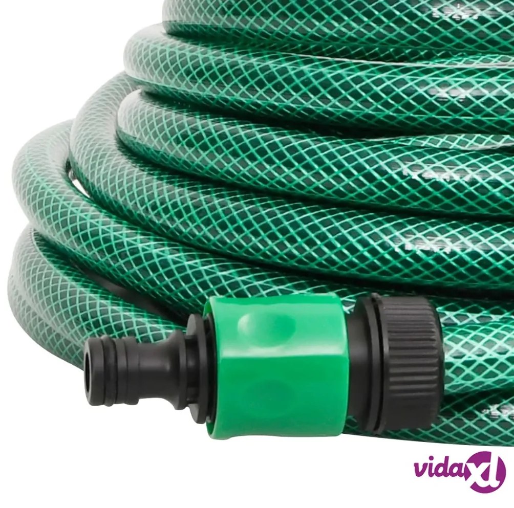 vidaXL Tubo Flessibile per Piscina Verde 20 m PVC