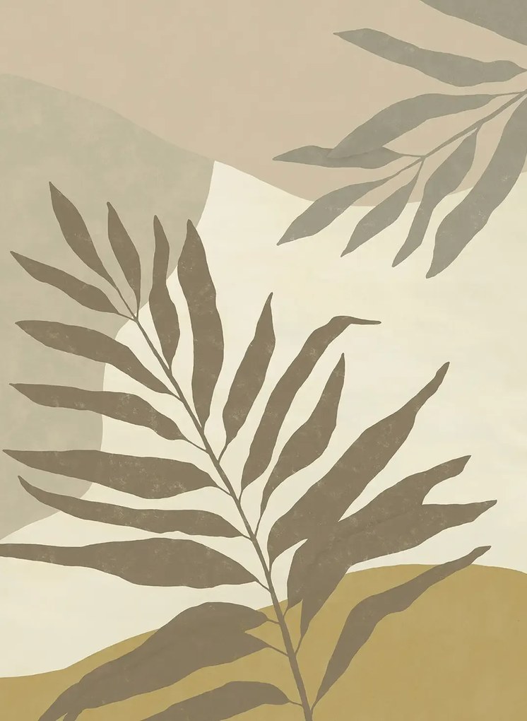 Eijffinger Carta da parati panoramica Silhouette Leaves - 318074