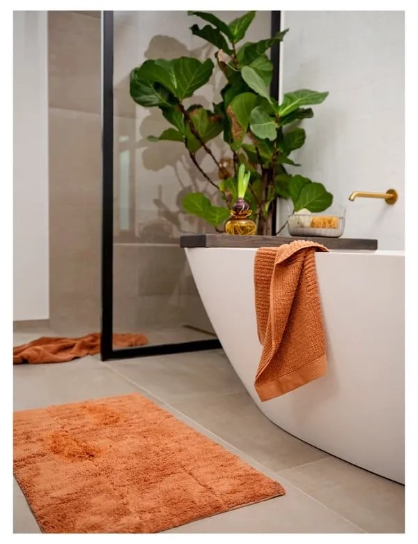 Asciugamano tipo terry giallo in cotone 70x140 cm Classic – Zone