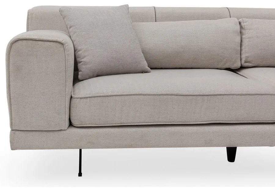 Divano angolare beige chiaro, angolo destro Jivago - Artie