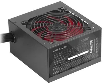 Fonte di Alimentazione Mars Gaming MPIII 650 W 6 W CE - RoHS