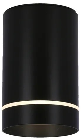 Luce Spot TUBA 1xGU10/15W/230V nero