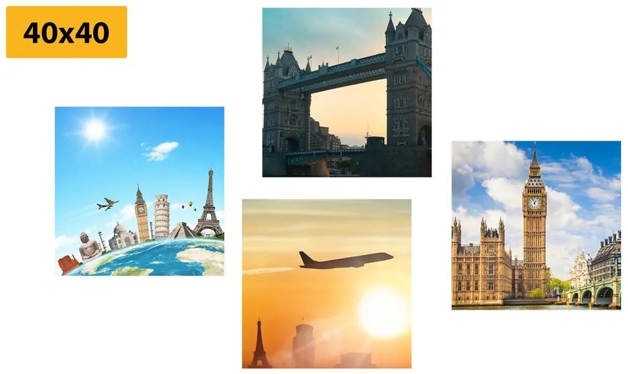 Set di quadri – Per gli amanti di Londra