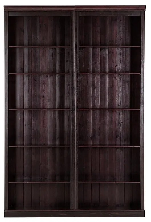 Libreria in legno di pino marrone 148x223 cm Anita - Støraa