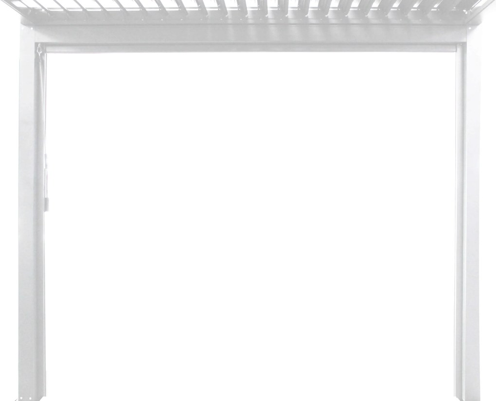 Laterale in PVC per lato da 4 m pergola bioclimatica