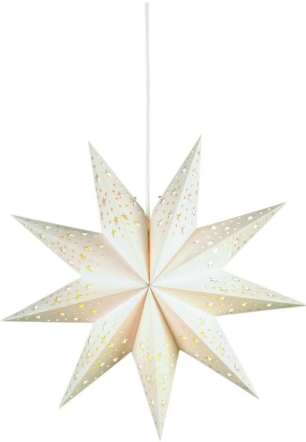 Decorazione luminosa bianca con motivo natalizio ø 45 cm Solvalla - Markslöjd