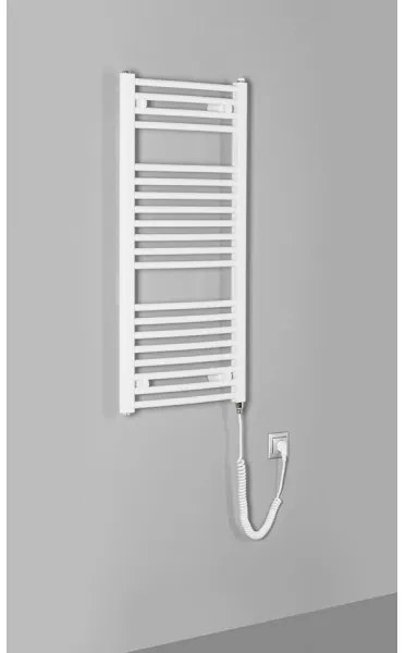 Aqualine - Radiatore elettrico da bagno ORBIT-E 300W/230V 96 cm bianco arrotondato