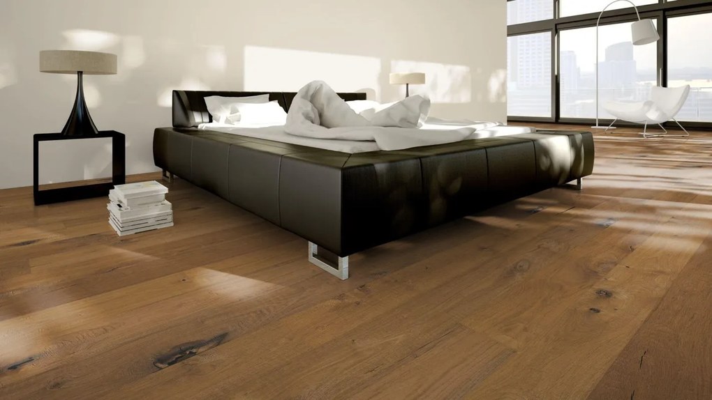 Parquet multistrato L in rovere naturale oliato natura sp. 12/3 mm 2.402 m²