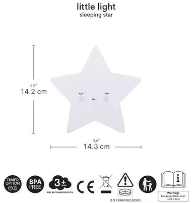 A Little Lovely Company - piccola luce notturna - stella dormiente