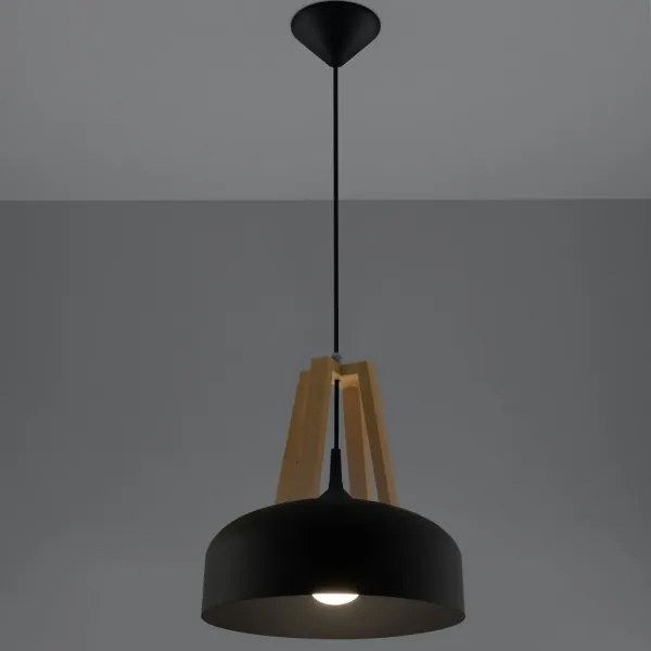 Sollux SL.0390 - Lampadario a sospensione con filo CASCO 1xE27/60W/230V diametro 30 cm