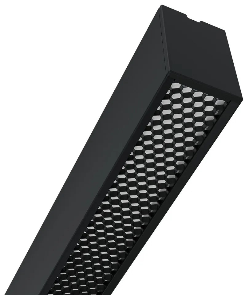Lampada Lineare LED Sospesa 40W 120cm con driver Philips Bianca o nera Colore Bianco Variabile CCT, Colore del corpo Nero