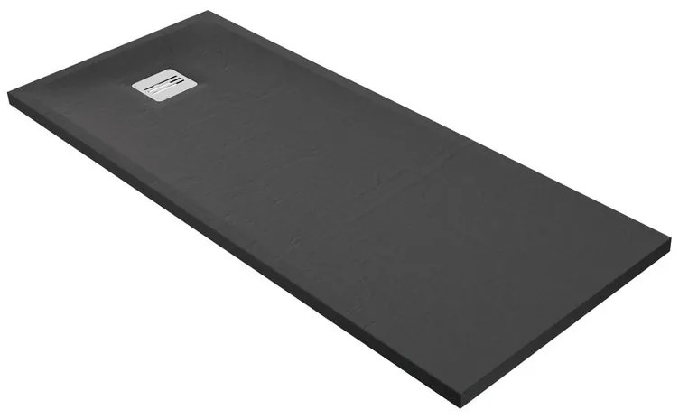 Piatto doccia ultrasottile SENSEA in resina Remix 70 x 170 cm nero