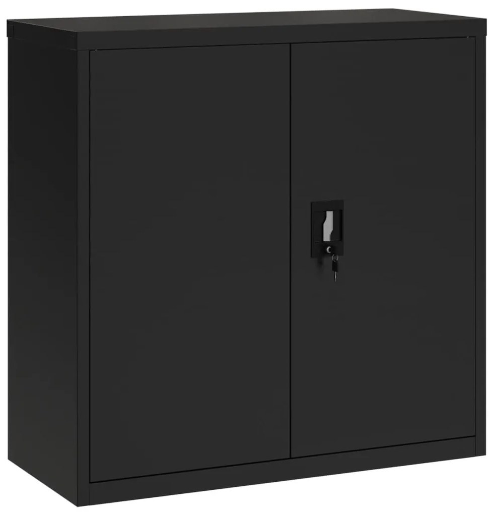 Armadio classificatore nero 90x40x90 cm in acciaio