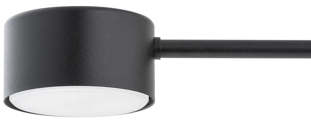 Sospensione Moderna Tefnut 4 Luci In Acciaio Nero