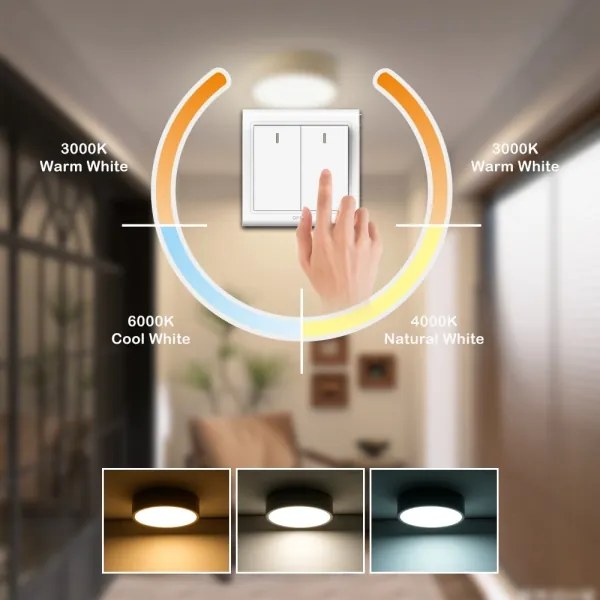 Brilagi - LED Plafoniera da soffitto POOL LED/18W/230V 3000/4500/6000K Ø 20 cm beige