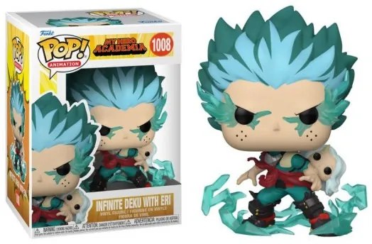 Funko Pop Animation My Hero Academy Infinity Deku con Eri - Figura in vinile - Altezza 12 cm circa.