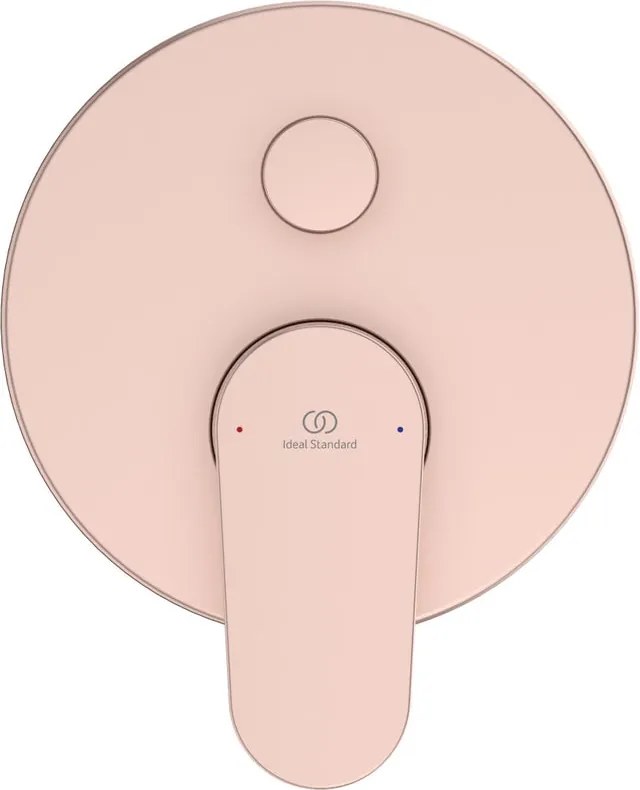 Rubinetto per incasso doccia getto laminare cristallino monocomando Cerafine O rosa opaco IDEAL STANDARD
