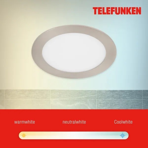 Telefunken 309402TF - LED RGBW Lampada dimmerabile LED/12W/230V IP23 Wi-Fi Tuya