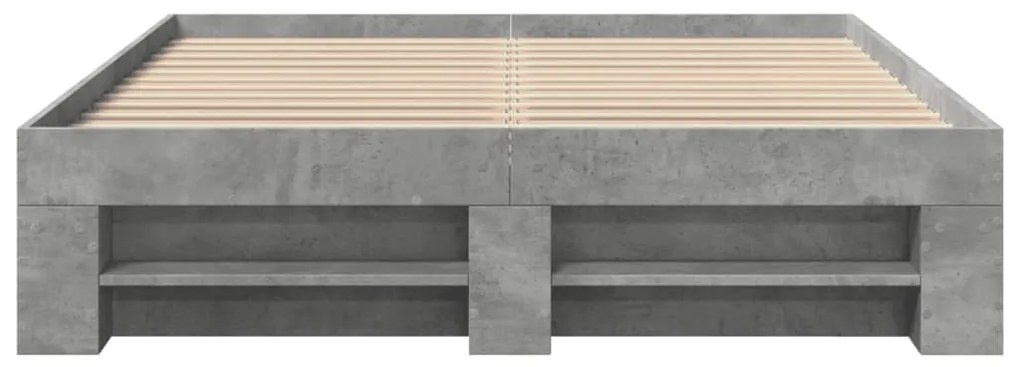 Giroletto grigio cemento 140x200 cm in legno multistrato