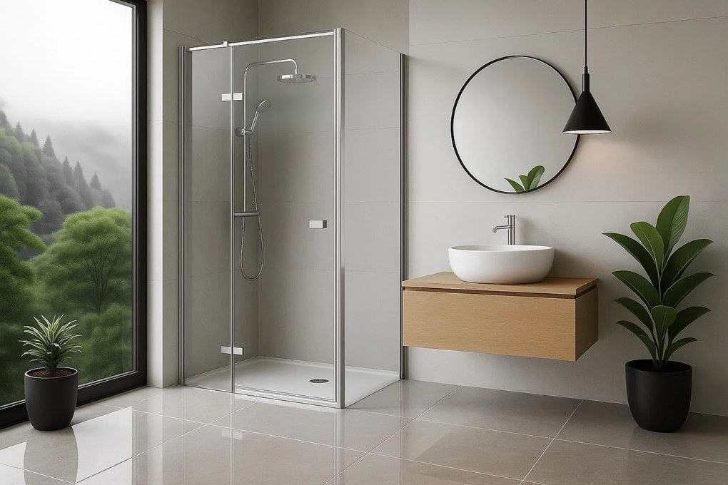 Cabina doccia Rea Atlas 80x80 Chrome