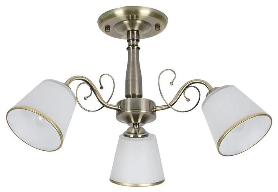 Lampadario a stelo LOSANNA 3xE14/40W/230V in ottone