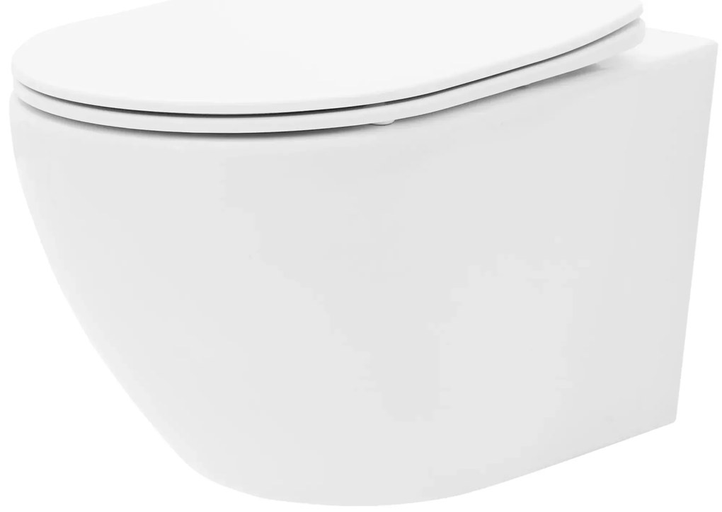 Vaso WC sospeso Rea Carlo Mini Tornado Rimless Flat N