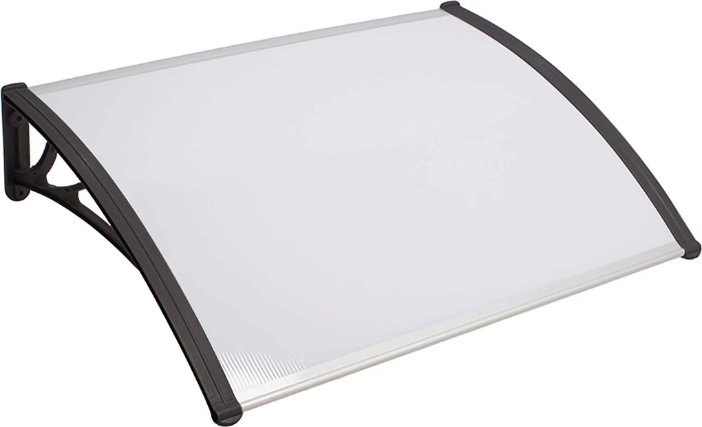 ASUKA - pensilina in policarbonato alveolare opaco porta ingresso 100 x 150 cm