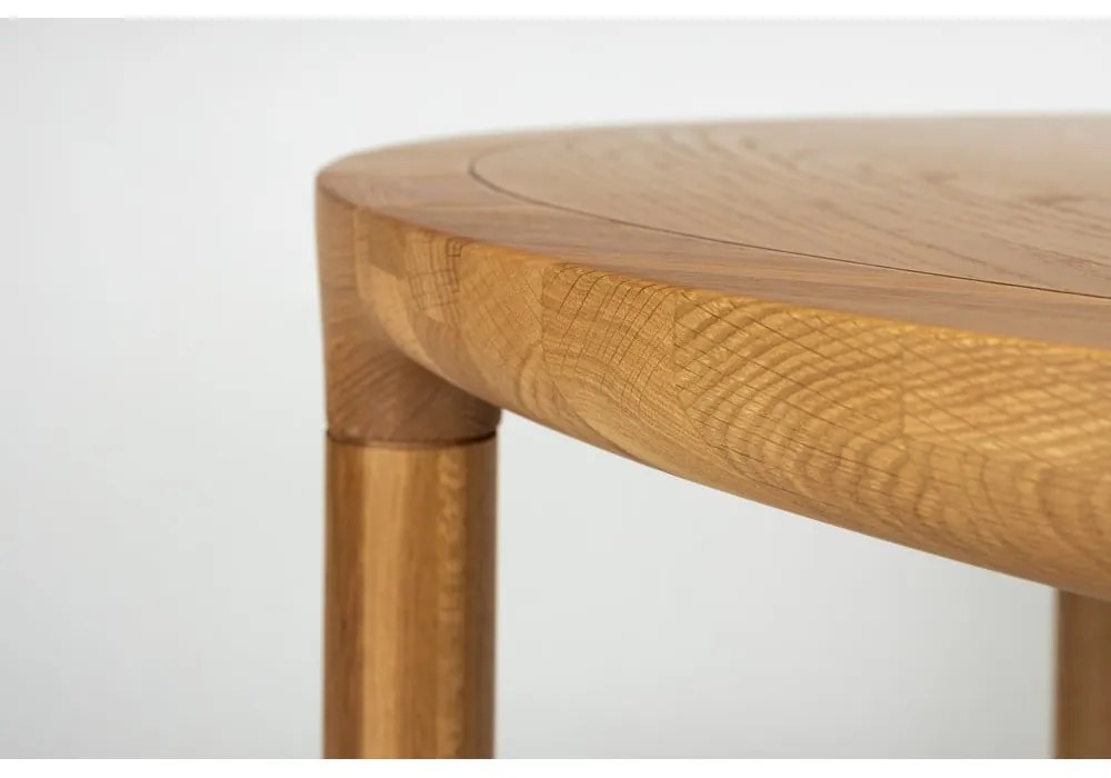 Tavolo da pranzo rotondo con effetto rovere ø 128 cm Storm – Zuiver