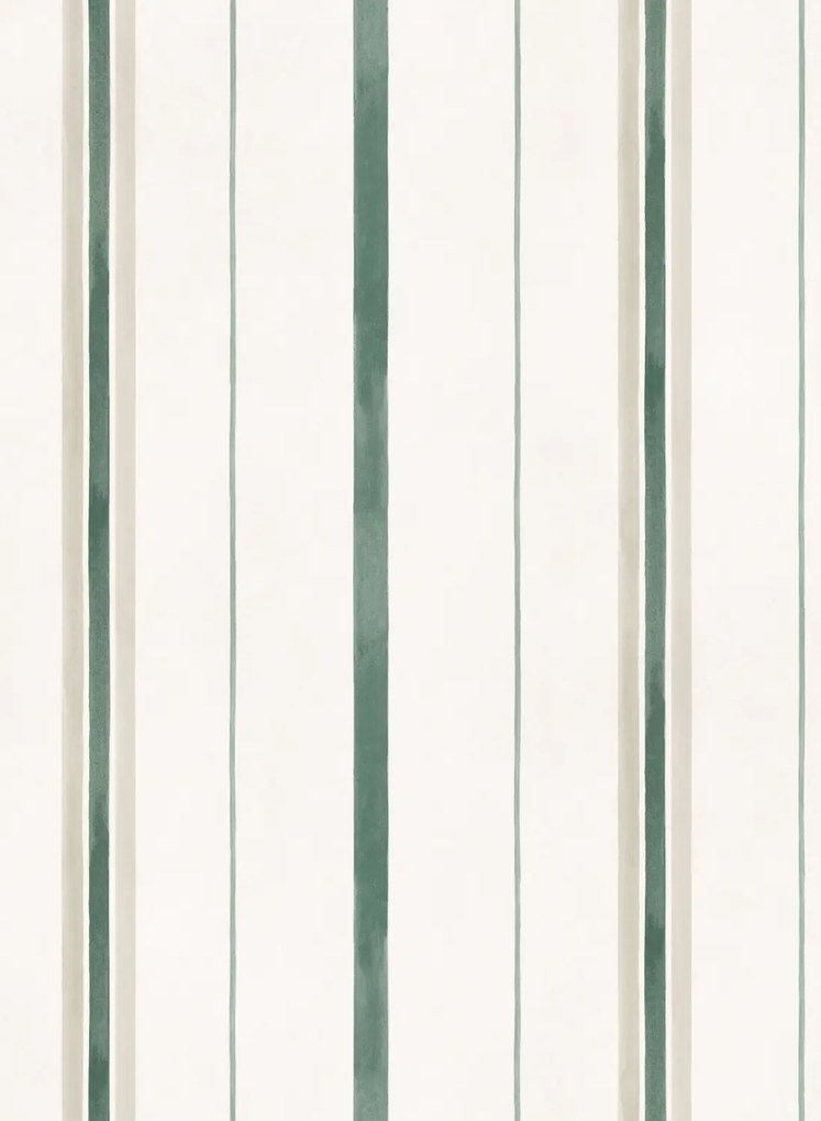 Coordonne Carta da parati Rolling Stripes - Mint